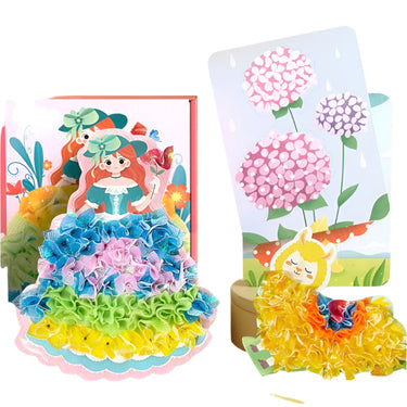 Artastic | Pegatinas de pintura Princesa de Punción Encantadora - Diversión creativa para pintar para niños